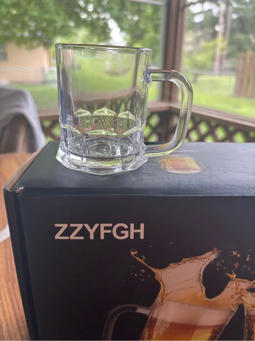 Clear Mini Beer Mug Shot Glasses - 5oz Clear Glass (Set of 10)